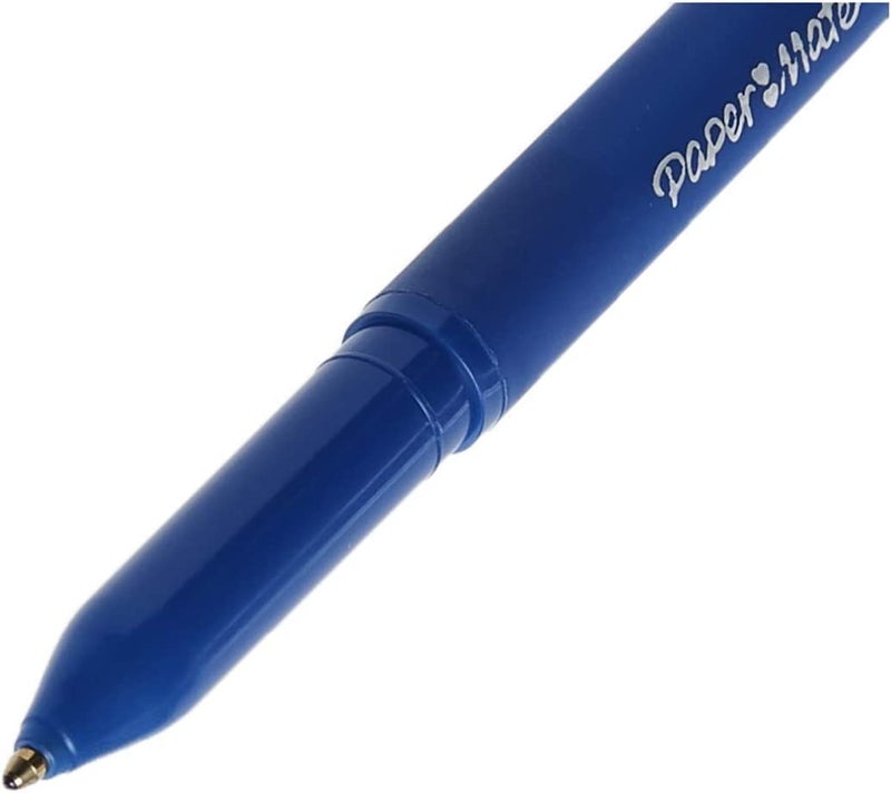 Paper Mate Write Bros Ballpoint Pens, Medium Point (1.0mm), Blue, 10 Count - Image 2